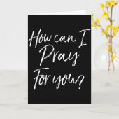 Christian Prayer &amp; Evangelism Gift How Can I P カード (黄色い花)