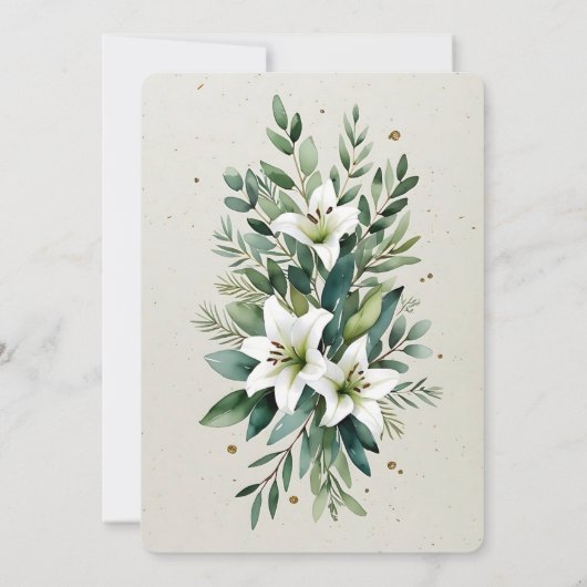 Christian Prayer Card for Comfort in Grief  (裏面)