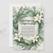 Christian Prayer Card for Comfort in Grief  (正面)
