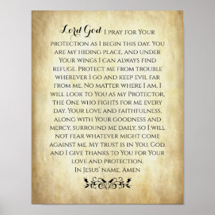 Christian Prayer for Protection ポスター