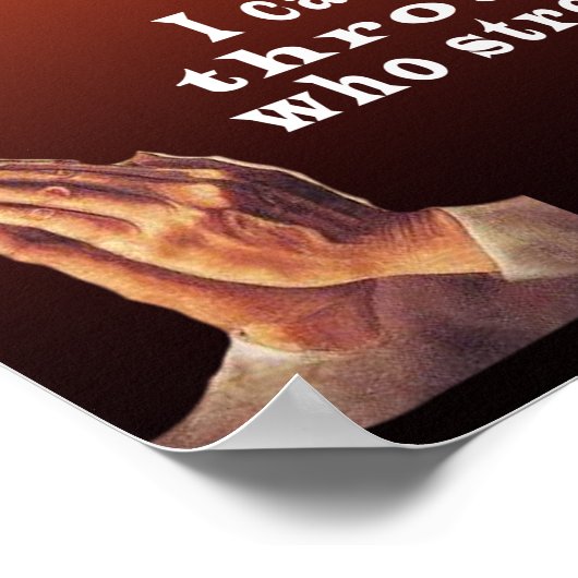 Christian prayer poster ポスター (角)