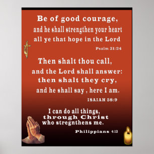 Christian prayer poster ポスター