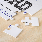 Christian Puzzle With The Bible Scriptur Joshua 24 ジグソーパズル (側面)