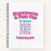 Christian QR Code Notebook Redeemed and Paid For ノートブック (正面)
