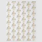 Christian Religion Theme Jesus Typography Cross 薄葉紙 (正面)