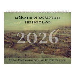 Christian Religious Faith Holy Land Sites カレンダー
