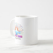 Christian Religious Glow For Jesus Let Your Light コーヒーマグカップ (正面左)