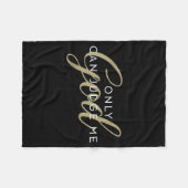 Christian Religious Men And Women Only God Can Jud フリースブランケット (正面(横))