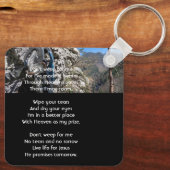 Christian Rock Climbing Memorial Keepsake  キーホルダー (裏面)