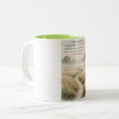 Christian Romans 8:28 Bible Verse Coffee Mug ツートーンマグカップ (正面左)