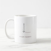 Christian Sacrament God parent Minimalist Mug Gift コーヒーマグカップ (左)