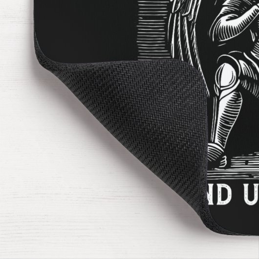 Christian Saint Michael Catholic Saint Defend Us I マウスパッド (コーナー)