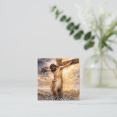 Christian Salvation Tract Cards スクエア名刺 (スタンド正面)