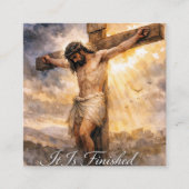 Christian Salvation Tract Cards スクエア名刺 (正面)