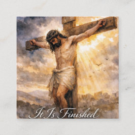 Christian Salvation Tract Cards スクエア名刺