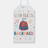 Christian School Bag Blessing ギフトタグ (正面)