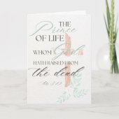 Christian Scripture Easter Card シーズンカード (正面)