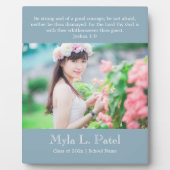 Christian Scripture Graduation 8x10 Photo Desktop  フォトプラーク (正面)