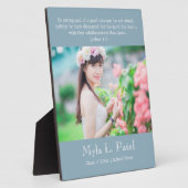 Christian Scripture Graduation 8x10 Photo Desktop  フォトプラーク (側面)