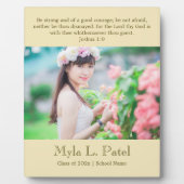 Christian Scripture Graduation 8x10 Photo Desktop  フォトプラーク (正面)