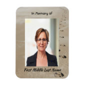 Christian Scripture Keepsake Footprints in Sand マグネット (縦)