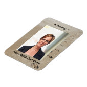 Christian Scripture Keepsake Footprints in Sand マグネット (左側)