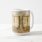 Christian Scripture Mug " The Lord Is My Helper"  コーヒーマグカップ (正面右)