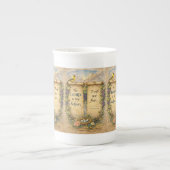 Christian Scripture Mug " The Lord Is My Helper"  ボーンチャイナマグカップ (正面)