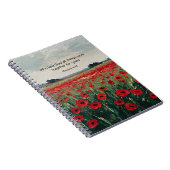 Christian Scripture Spiral Photo Notebook ノートブック (右側)