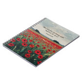 Christian Scripture Spiral Photo Notebook ノートブック (左側)