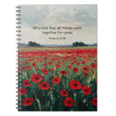 Christian Scripture Spiral Photo Notebook ノートブック (正面)