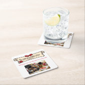 Christian Scroll Isaiah 9 6 Religious Custom Photo スクエアペーパーコースター (インサイチュ)