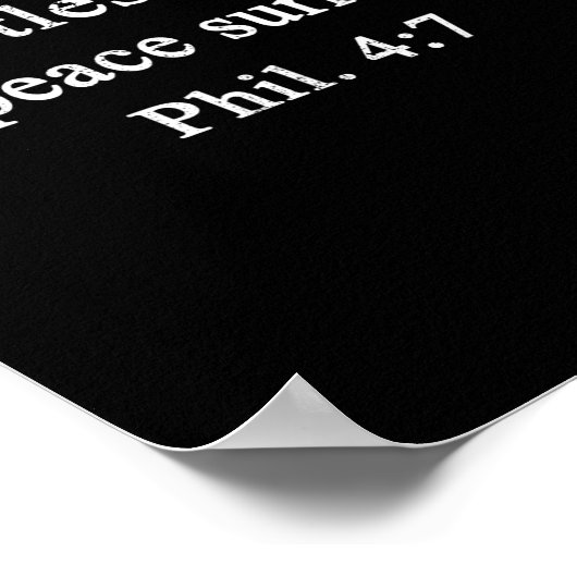 Christian Shirts A Restless Mind His Peace Worship ポスター (角)