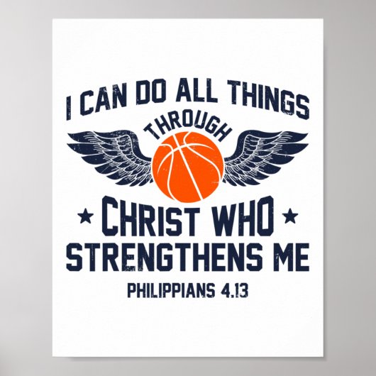 Christian Sketll Gifts I Can Do All Things Philipp ポスター (正面)