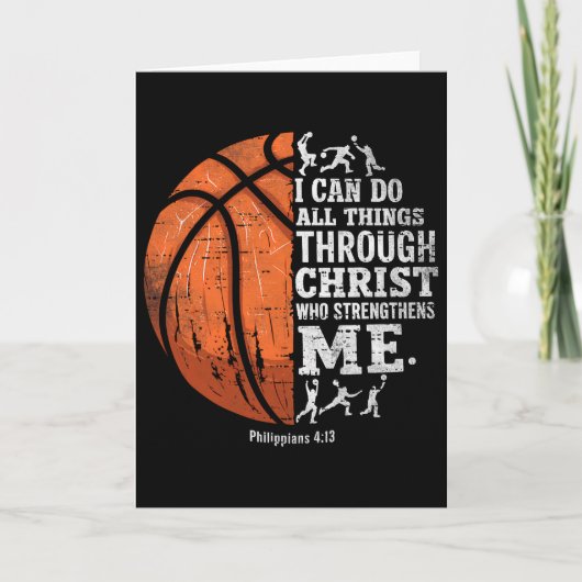 Christian Sketll I Can Do All Things Religious Fai カード (正面)