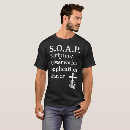 Christian Soap Scripture Observation Application P Tシャツ (正面フル)