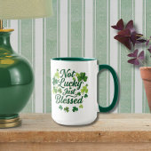 Christian St. Patrick’s Day Shamrock Blessed  マグカップ