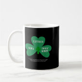 Christian St Patrick's Day Religious Trinity Clove コーヒーマグカップ (左)