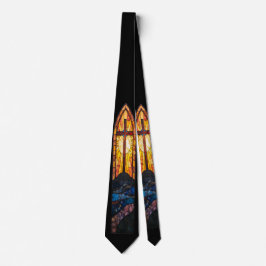 Christian Stained-Glass Cross Tie ネクタイ