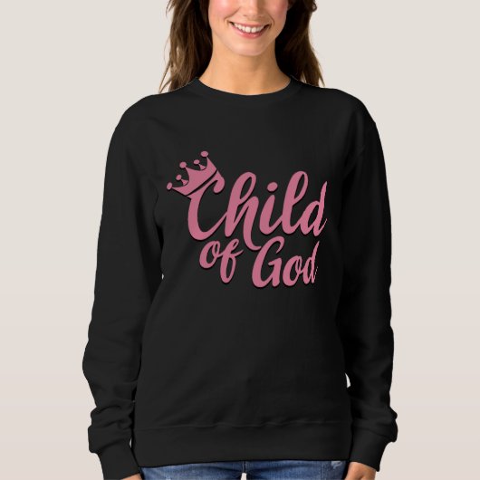 Christian Tees  Child Of God スウェットシャツ (正面)