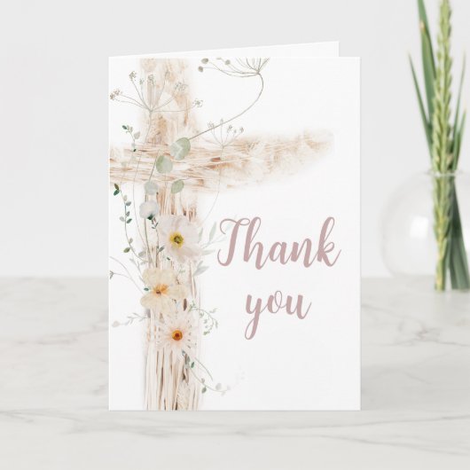 Christian thank you card サンキューカード (正面)