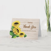 Christian Thank you for Service Personalize Name カード (正面)