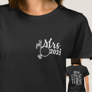 Christian Verse New Wife、ハネムーンTシャツ Tシャツ