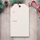 Christian Verse Peace on Earth Hand Drawn Wreath ギフトタグ