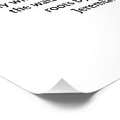 Christian Wall Art Jeremiah 17:7–8 | Trust in God  ポスター (コーナー)