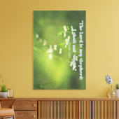 Christian Wall Decor – The Lord Is My Shepherd Psa キャンバスプリント (インサイチュ (リビング))