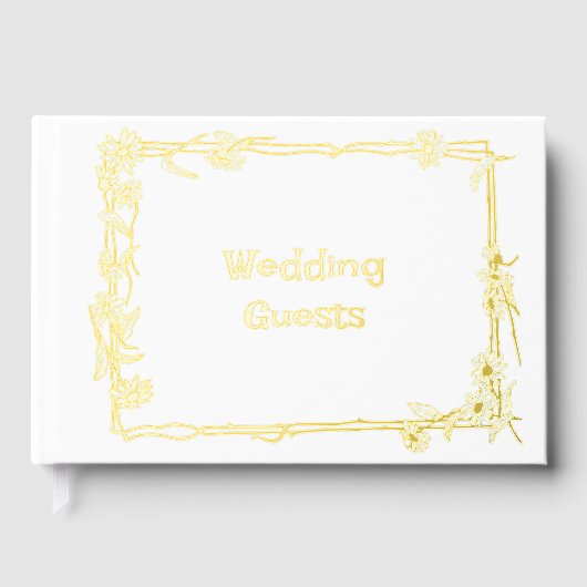 Christian Wedding Guest Book Customizeable  ゲストブック (正面)