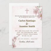 Christian Wedding Invitation 招待状 (正面/裏面)