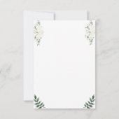 Christian Wedding RSVP Card with Cross (裏面)