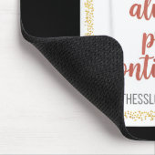 Christian Woman Bible Verse Rejoice Always Pray Co マウスパッド (コーナー)